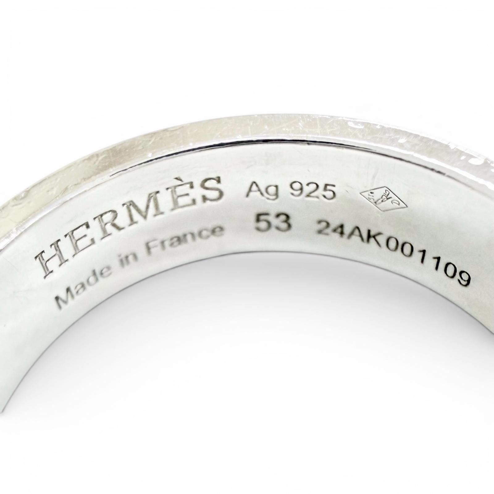 Hermes Collier de Chien Ring Silver 53 Recommended — view 7