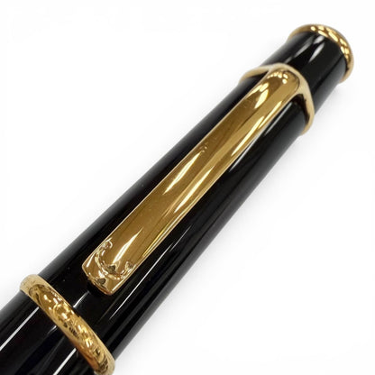 Cartier Diavolo de Blue Gemstone Twist Ballpoint Pen Black Gold Handwriting — view 5