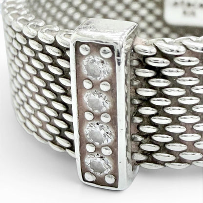 Tiffany & Co Somerset Ring Diamond 925 Sterling Silver Recommended — view 6