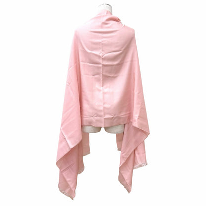 Chanel 23c Cashmere Silk Blend CC Logo with Fringe Large Shawl Pink Scarf — view 7