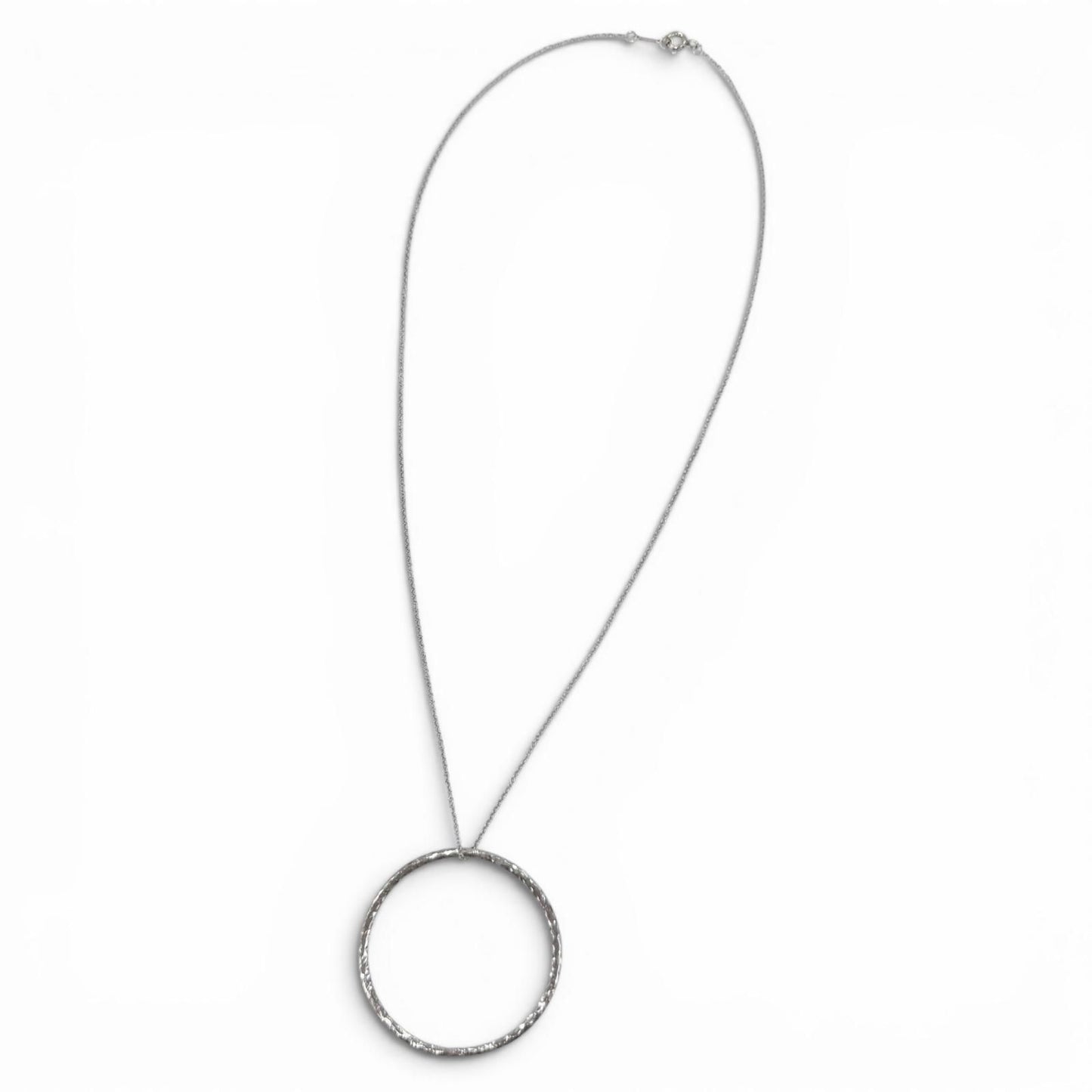 Tiffany & Co Vintage Paloma Picasso Circle Necklace 925 Pendant Silver — view 2