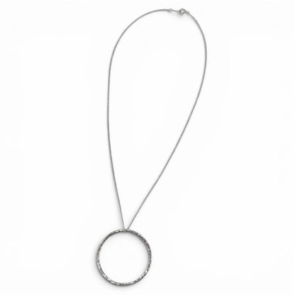 Tiffany & Co Vintage Paloma Picasso Circle Necklace 925 Pendant Silver — view 2