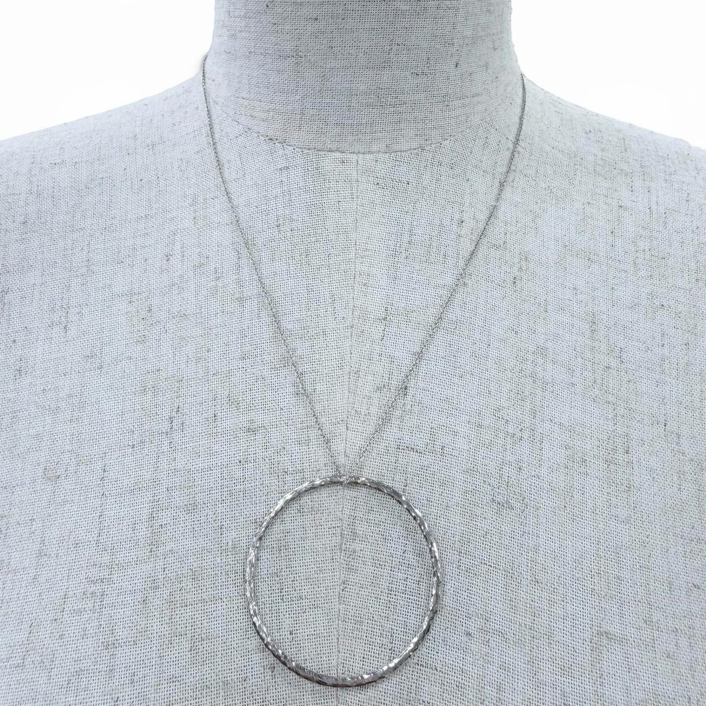 Tiffany & Co Vintage Paloma Picasso Circle Necklace 925 Pendant Silver — view 3