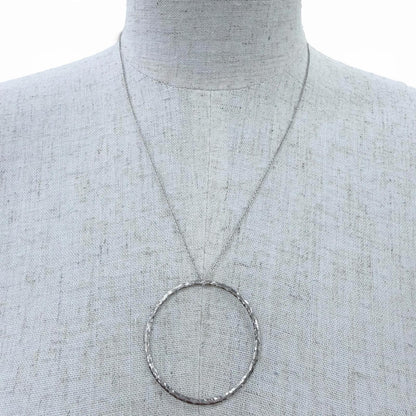 Tiffany & Co Vintage Paloma Picasso Circle Necklace 925 Pendant Silver — view 3