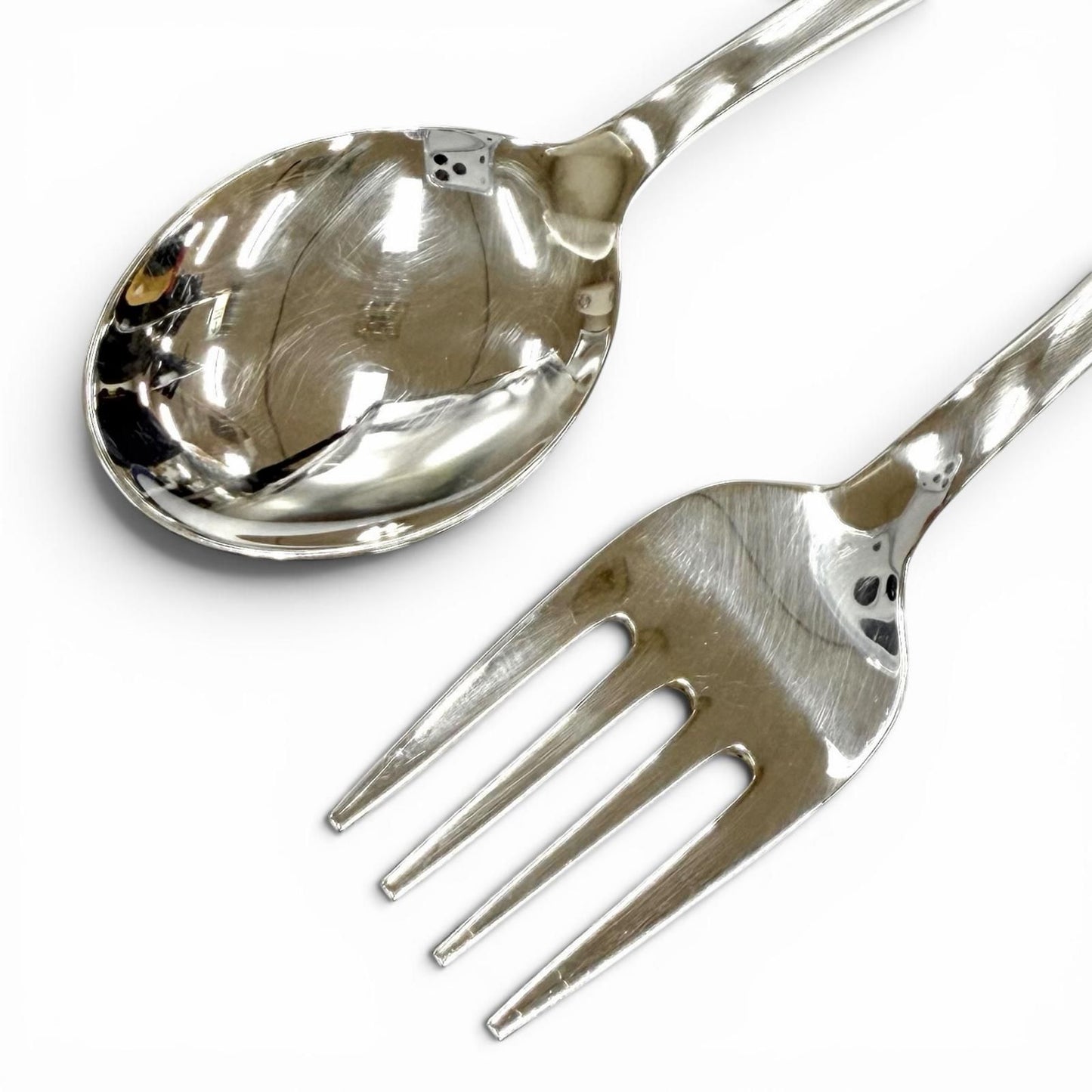 Tiffany & Co Vintage Elsa Peretti Open Heart Baby Set 925 Fork Spoon Set — view 4