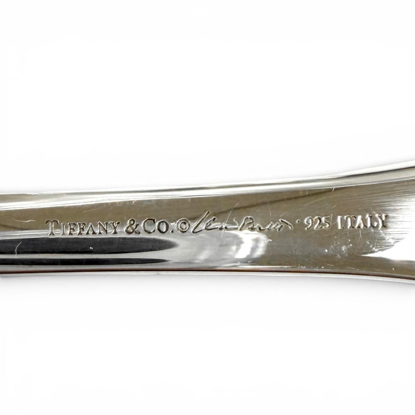 Tiffany & Co Vintage Elsa Peretti Open Heart Baby Set 925 Fork Spoon Set — view 8