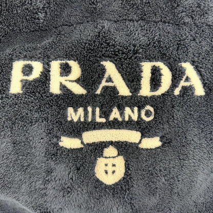 Prada Terry Tote Logo Dark Navy — view 8