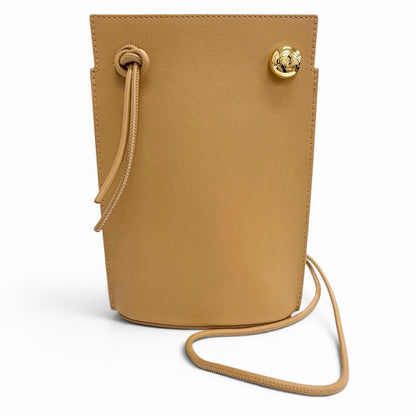 Loewe Pebble Dice Pocket Classic Calf Anagram Shoulder Bag Warm