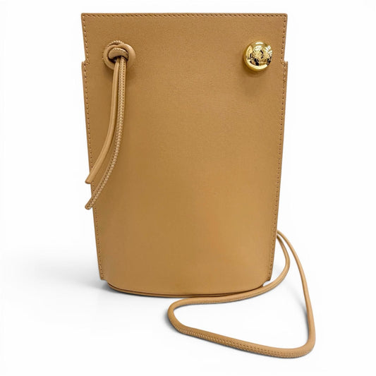 Loewe Pebble Dice Pocket Classic Calf Anagram Shoulder Bag Warm