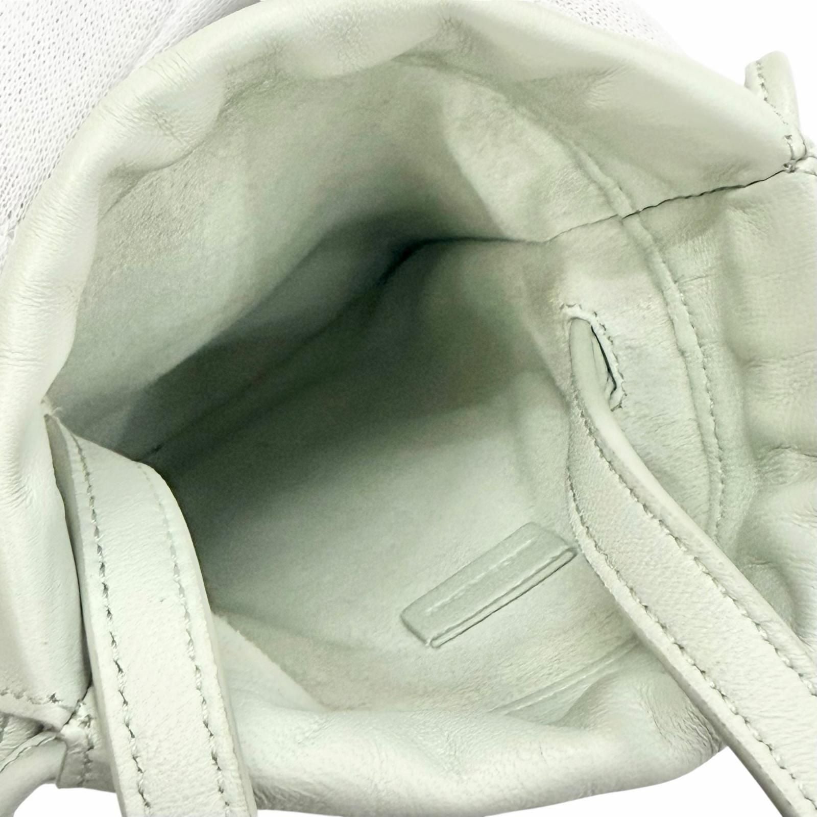 Celine Leather Cuill Triomphe Drawstring Mobile Pouch Phone Case Shoulder — view 9