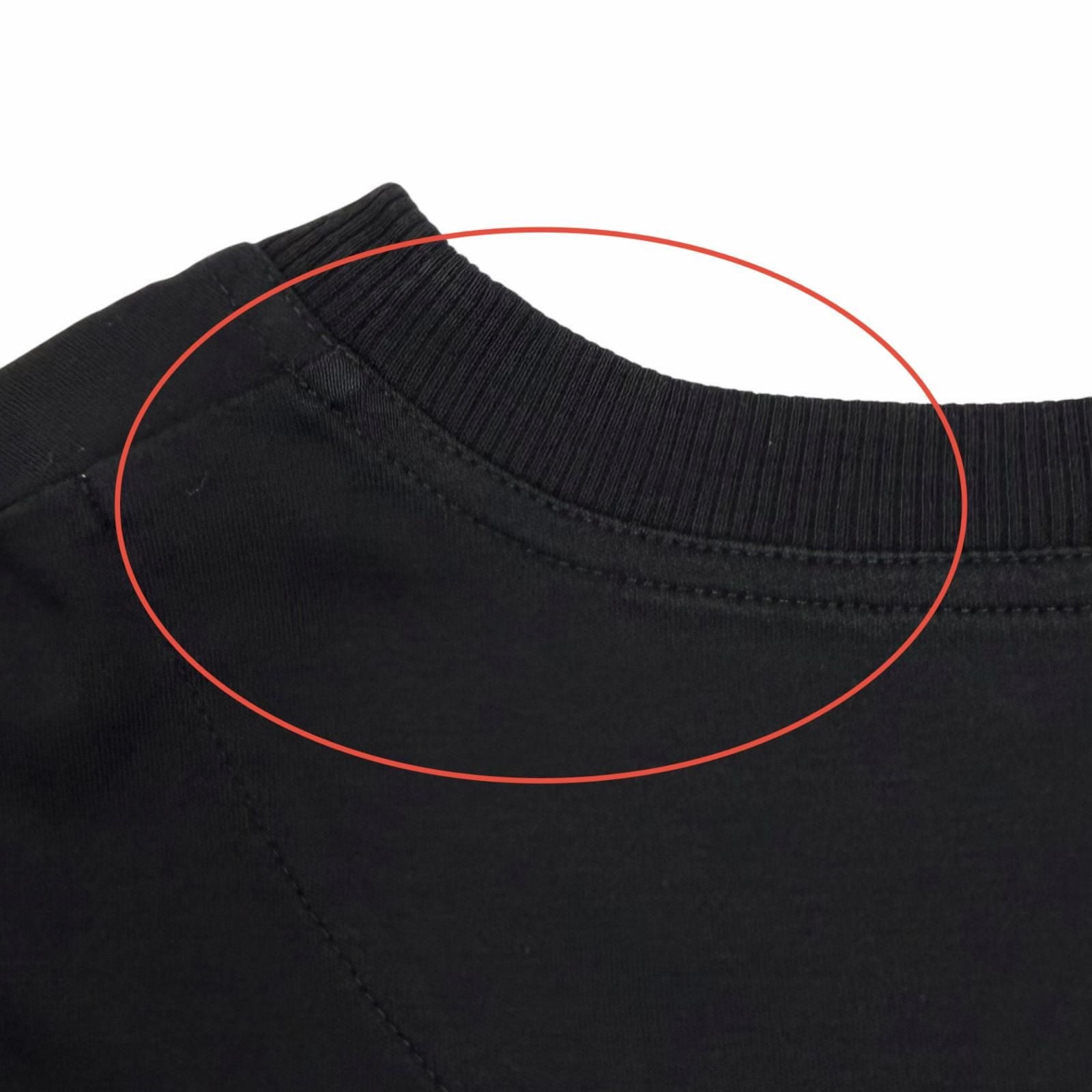 Hermes Cotton 100% Palefroi Calf Lace Short Sleeve T-Shirt Dress Black 34 — view 9