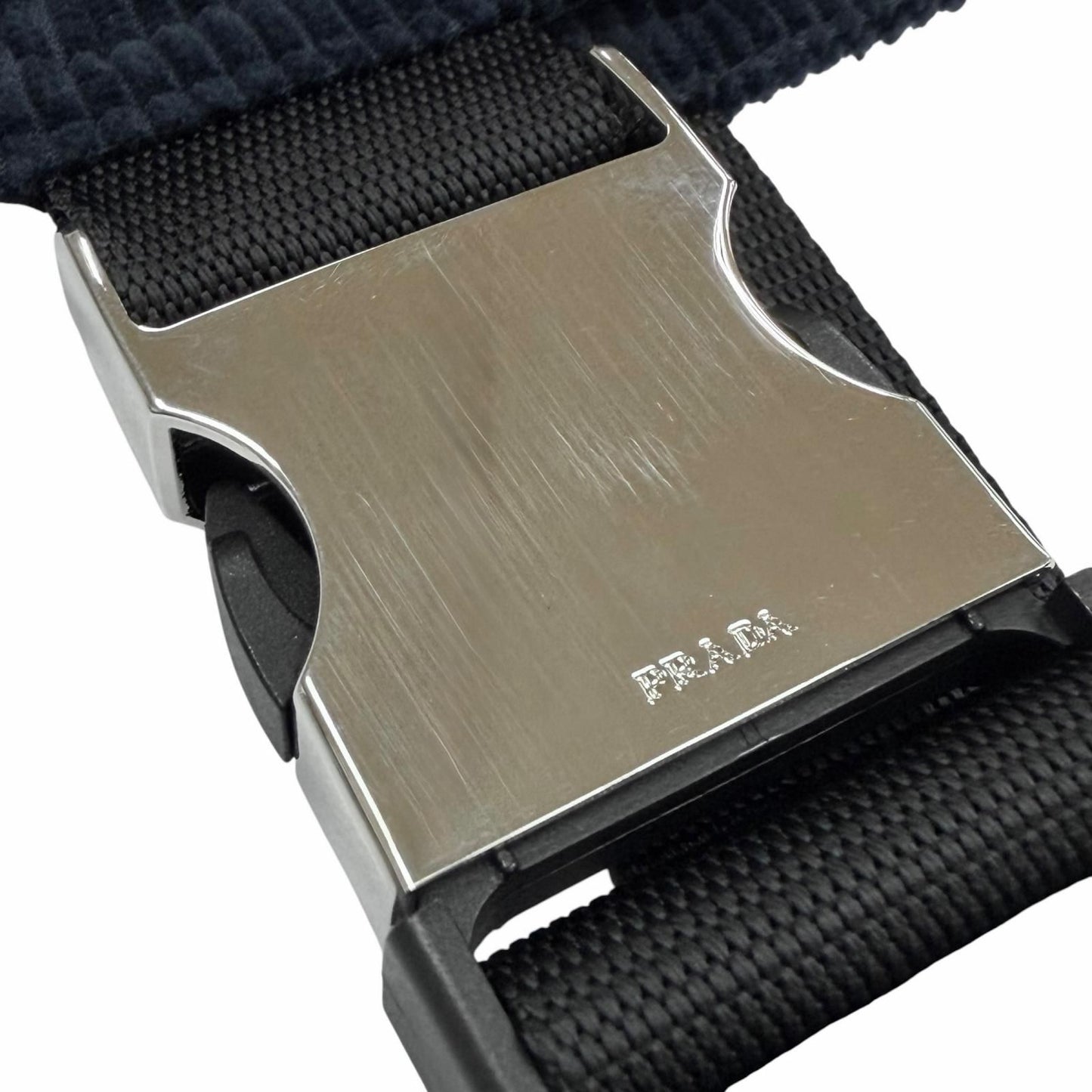 Prada Corduroy Triangle Logo Plate Shoulder Strap Overalls Navy 48 — view 6