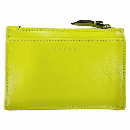 Gucci GG Marmont Double Leather Key Case Key Ring Coin Light Green Key Holder — view 3