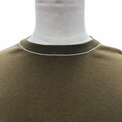 Louis Vuitton Silk Cashmere Blend LV Circle Embroidery Crew Neck High Gee Knit — view 2