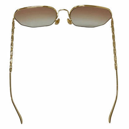 Louis Vuitton My LV Chain Round Sunglasses Gold 60 Eyewear — view 6