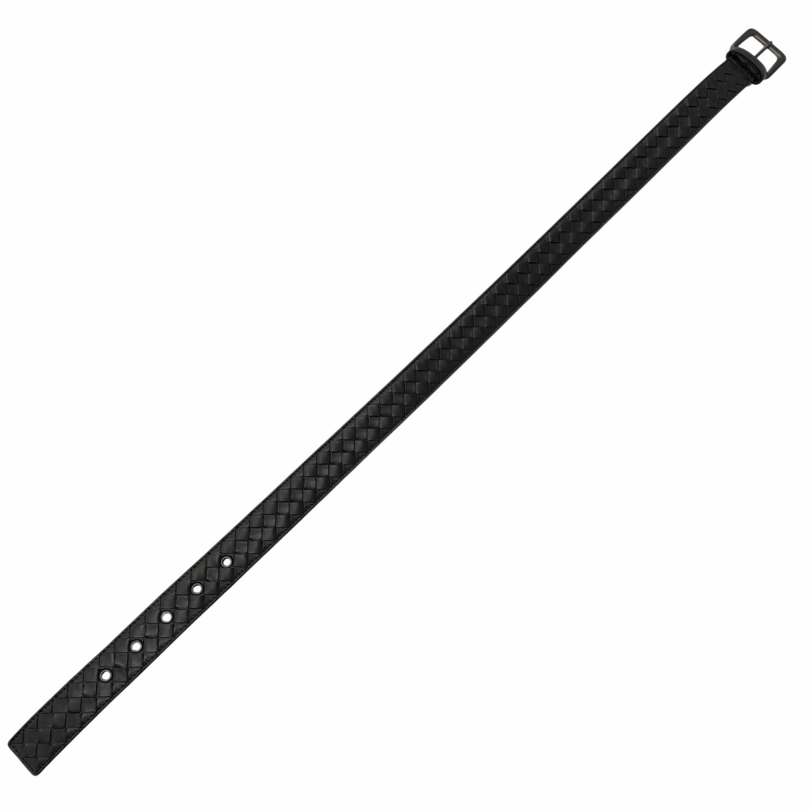 Bottega Veneta Leather Belt Black 80 cm — view 4