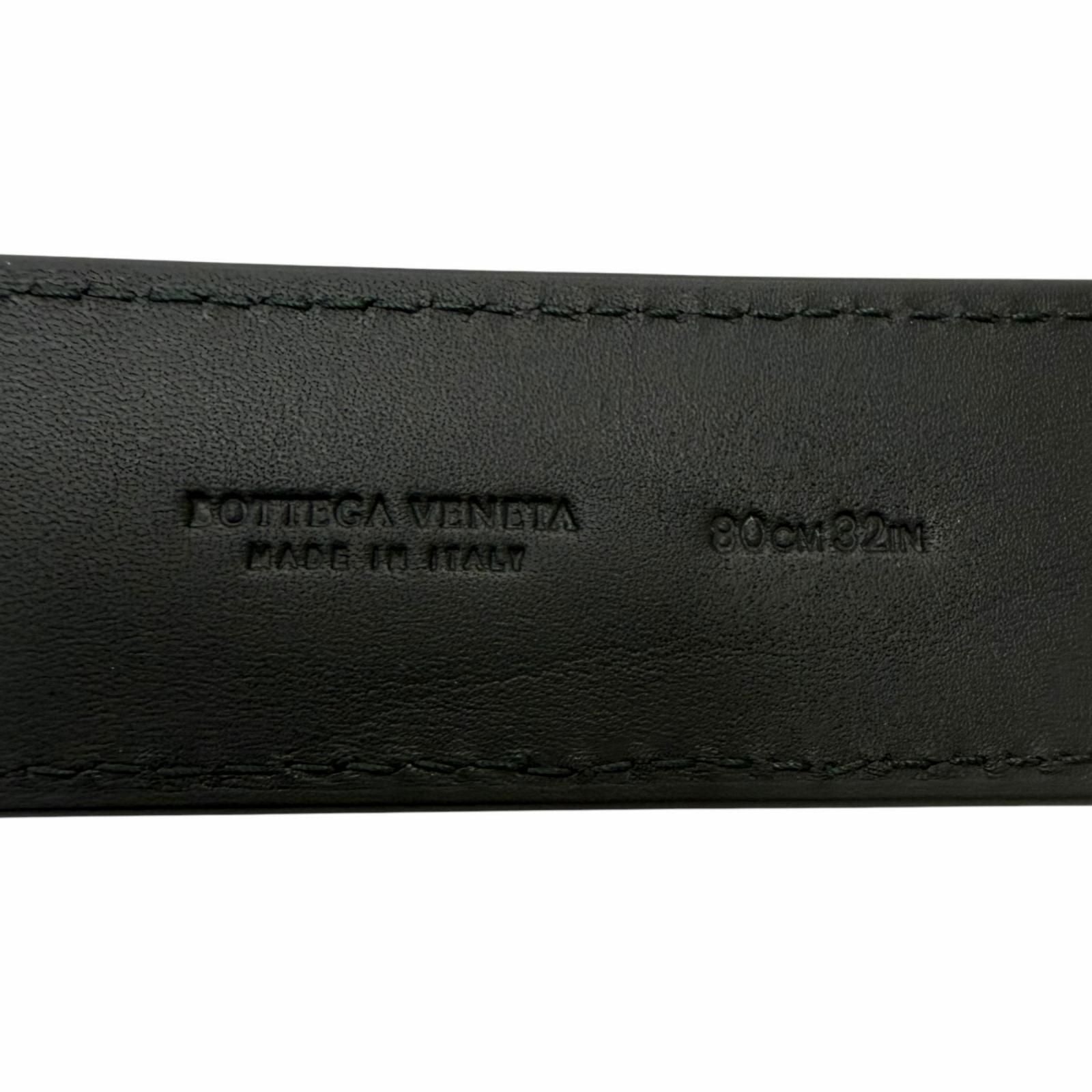 Bottega Veneta Leather Belt Black 80 cm — view 9