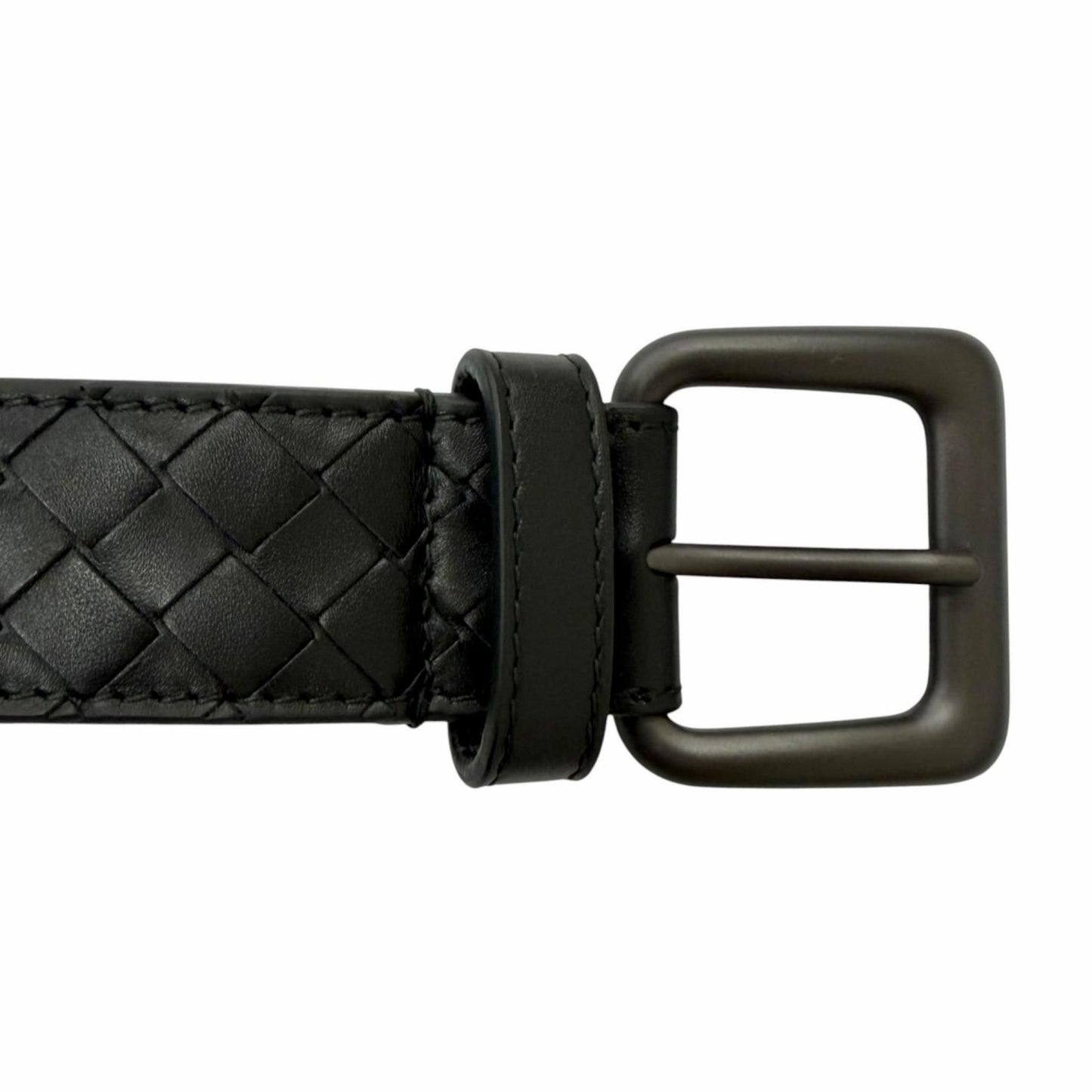 Bottega Veneta Leather Belt Black 80 cm — view 5