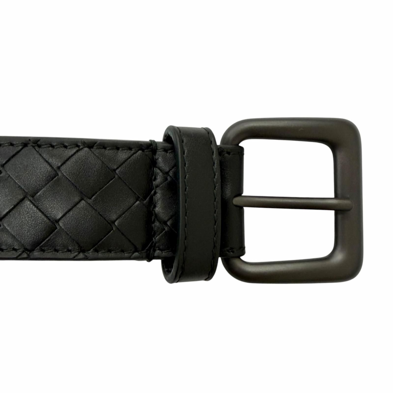 Bottega Veneta Leather Belt Black 80 cm — view 5