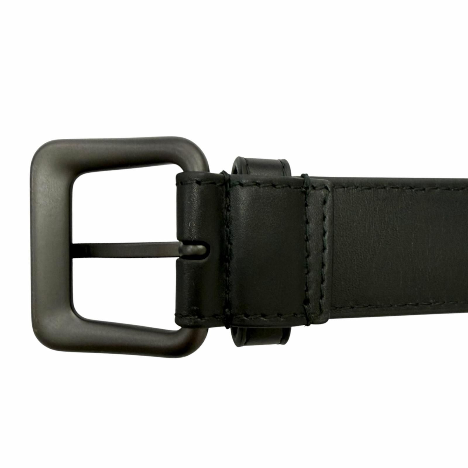 Bottega Veneta Leather Belt Black 80 cm — view 6