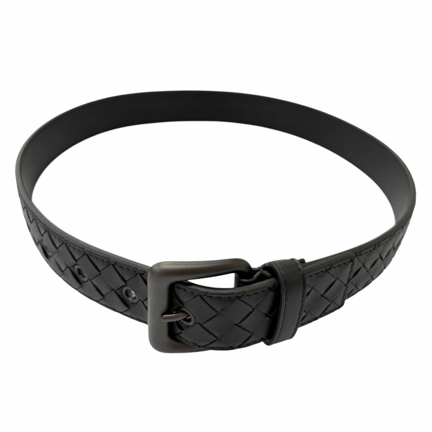 Bottega Veneta Leather Belt Black 80 cm — view 3