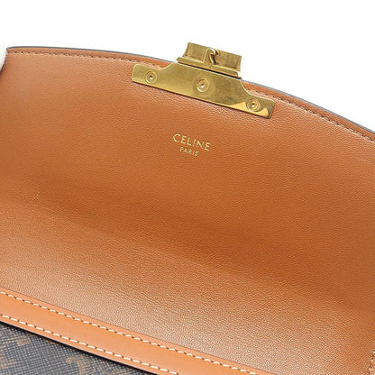 Celine Teen Triomphe Shoulder Bag with — view 7