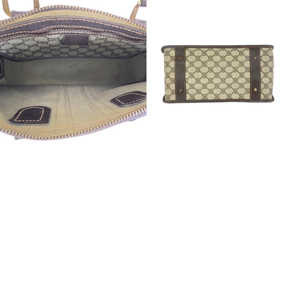 Gucci Sherry Line Beige Brown Gold 24 Tote — view 9