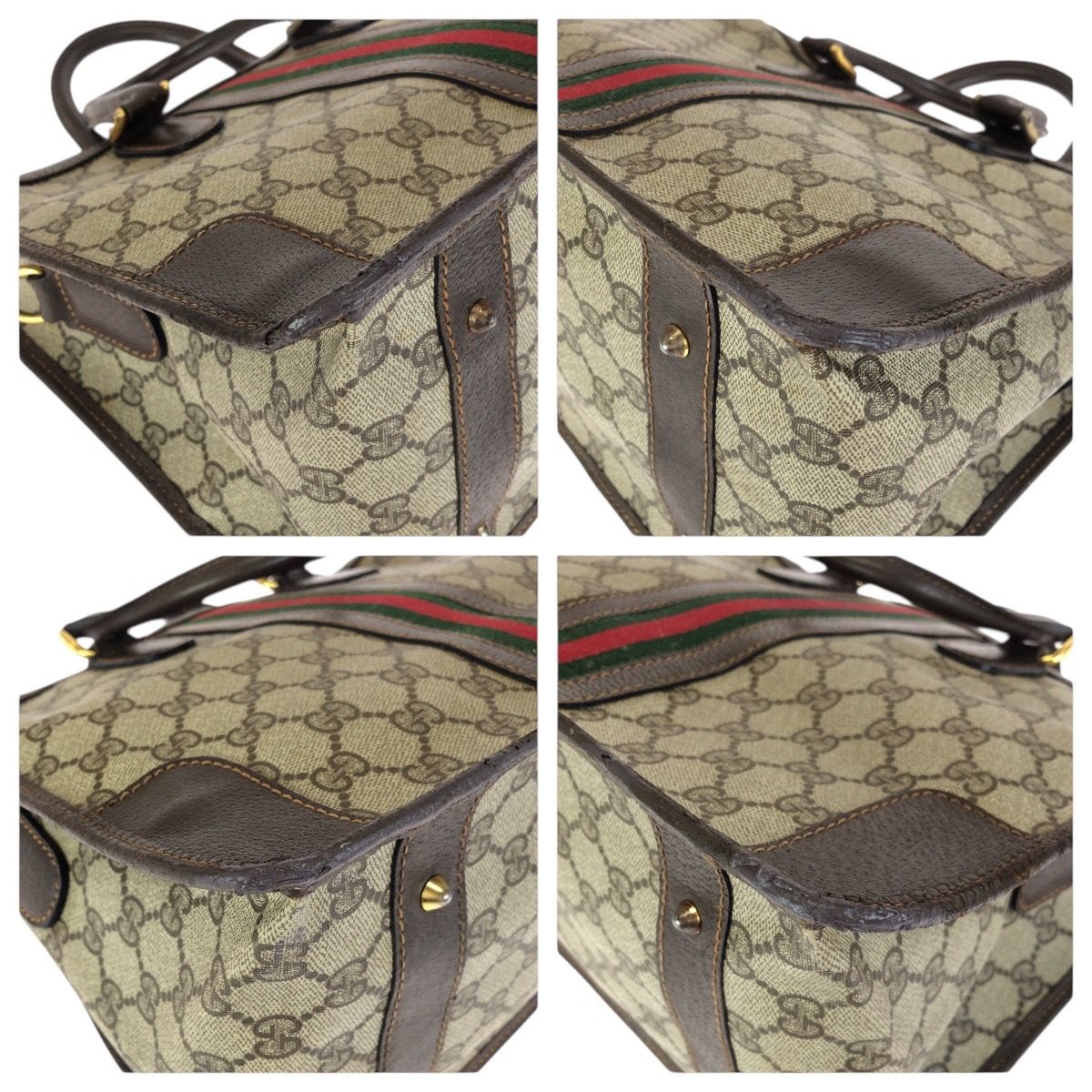Gucci Sherry Line Beige Brown Gold 24 Tote — view 3