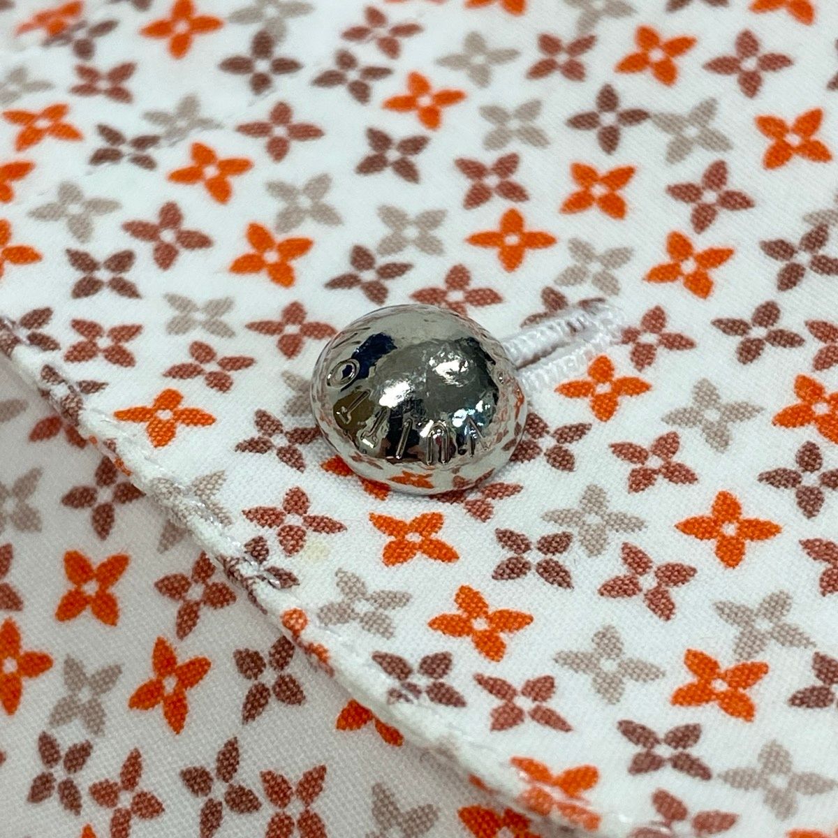 Louis Vuitton Monogram All Over Pattern Shirt Long Sleeve S Multicolor Cotton — view 5