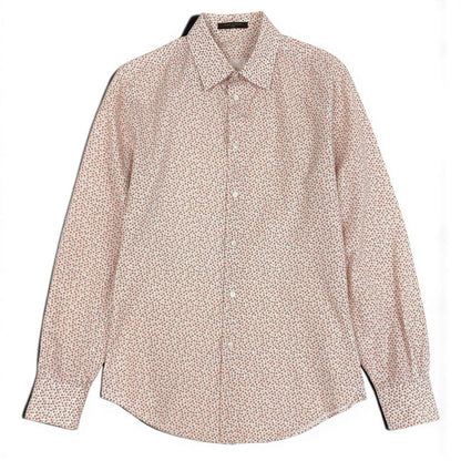 Louis Vuitton Monogram All Over Pattern Shirt Long Sleeve S Multicolor Cotton
