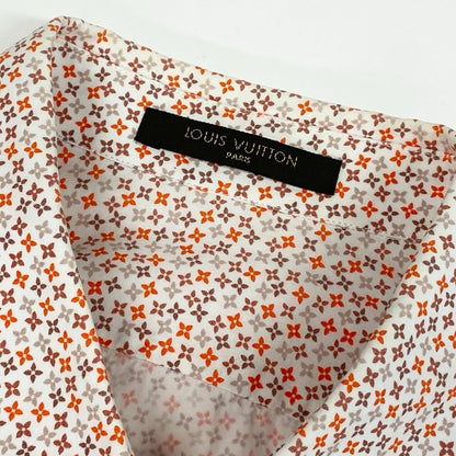 Louis Vuitton Monogram All Over Pattern Shirt Long Sleeve S Multicolor Cotton — view 7