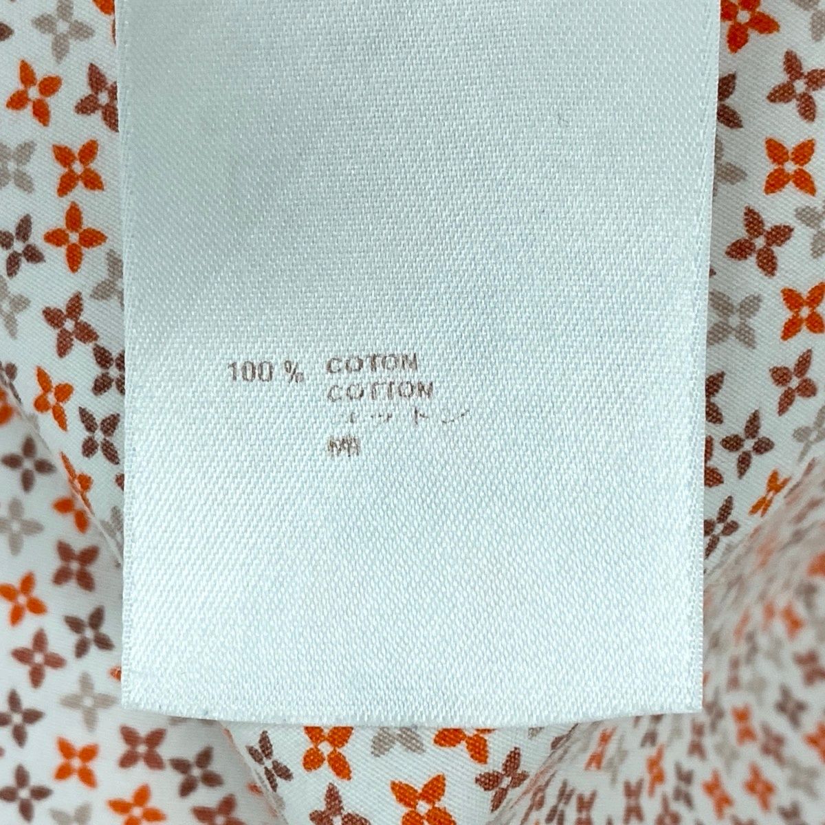 Louis Vuitton Monogram All Over Pattern Shirt Long Sleeve S Multicolor Cotton — view 8