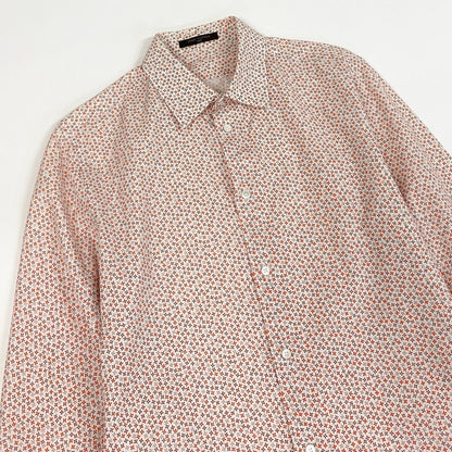 Louis Vuitton Monogram All Over Pattern Shirt Long Sleeve S Multicolor Cotton — view 3