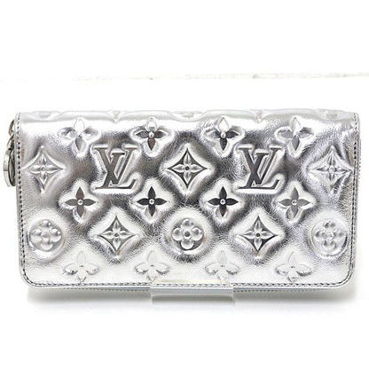 Louis Vuitton LV Ski Cousin Zippy Wallet Lambskin Silver Monogram — view 3