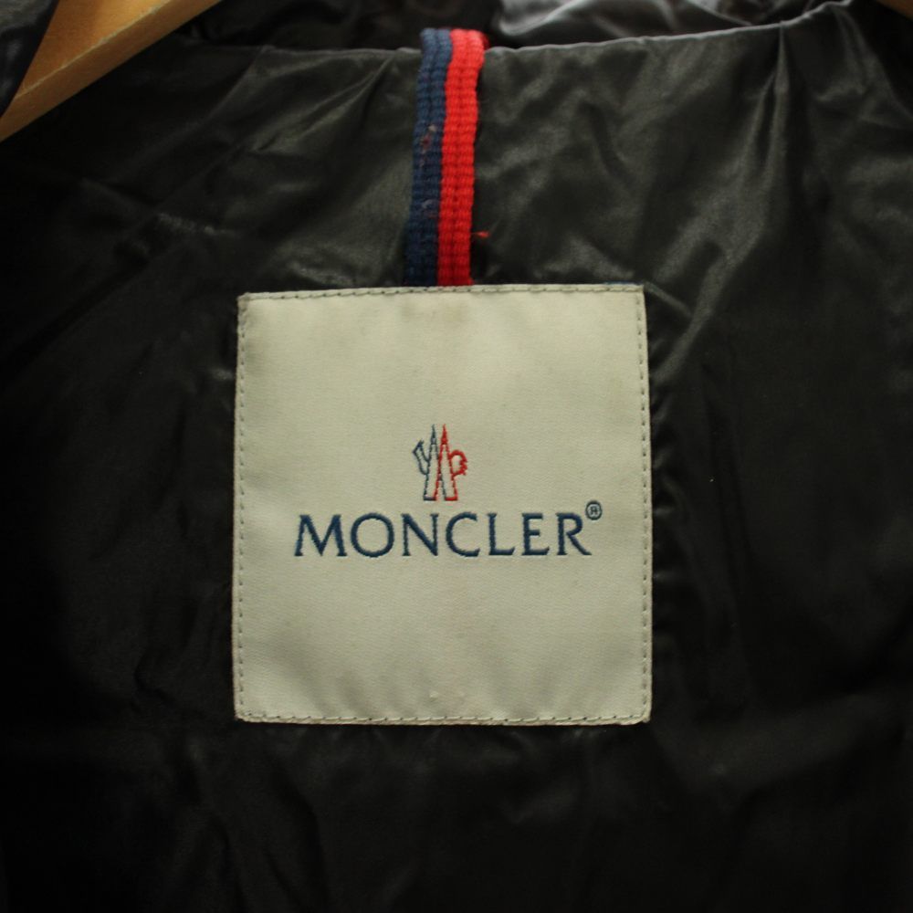 Moncler Lucie Down Coat Long Length Hooded 00 Black 91 — view 4