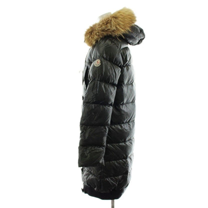 Moncler Lucie Down Coat Long Length Hooded 00 Black 91 — view 2