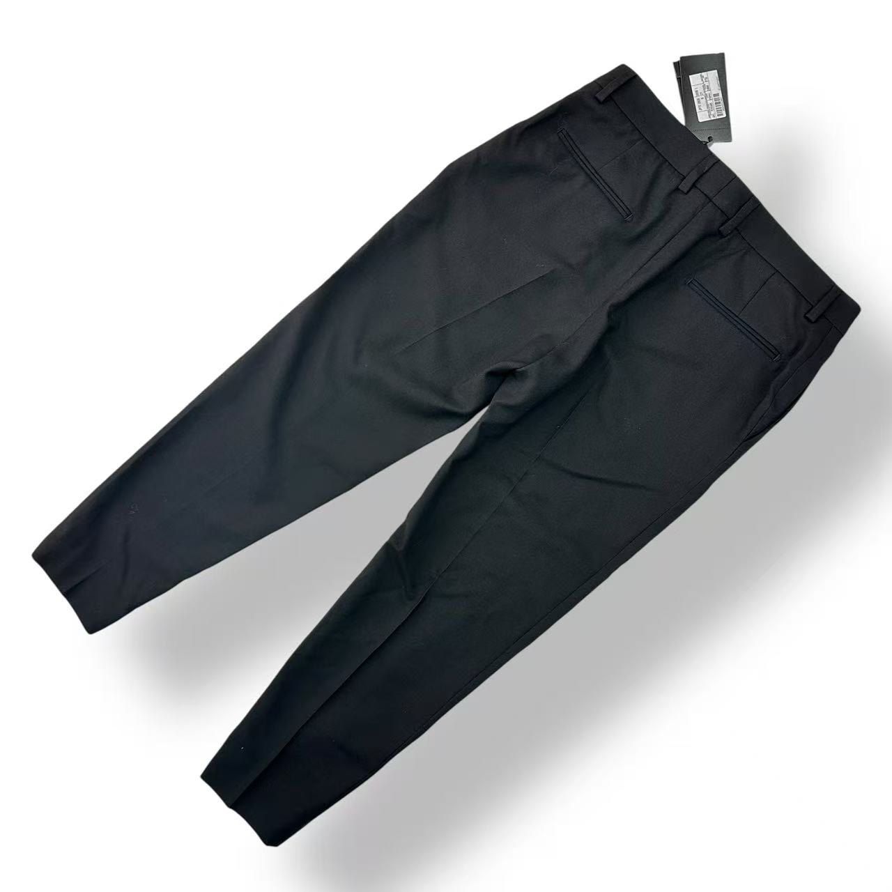 Saint Laurent Tapered Pants Wool Black 36 — view 3