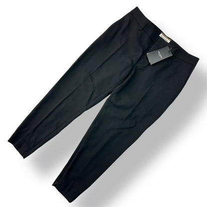Saint Laurent Tapered Pants Wool Black 36 — view 2
