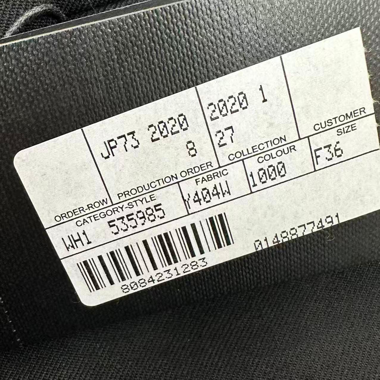 Saint Laurent Tapered Pants Wool Black 36 — view 5