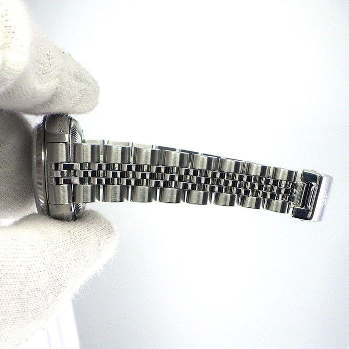 Rolex Watch Datejust Tapestry Silver Dial Date 18k White Gold SS Automatic — view 8
