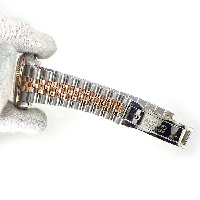Rolex Watch Datejust D No Roulett Black Concentric Dial Date Luminous Hands — view 7
