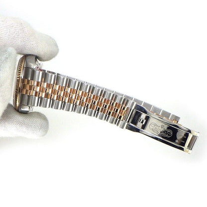 Rolex Watch Datejust D No Roulett Black Concentric Dial Date Luminous Hands — view 7