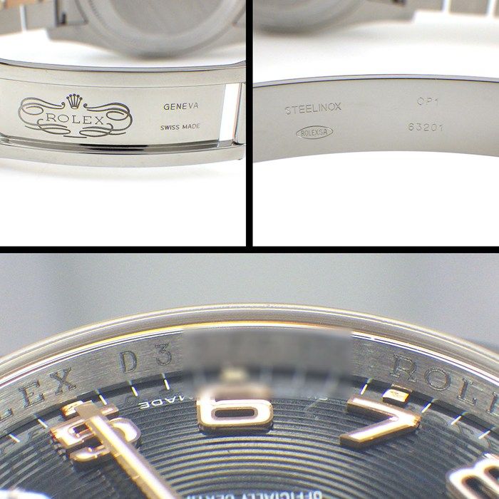 Rolex Watch Datejust D No Roulett Black Concentric Dial Date Luminous Hands — view 5