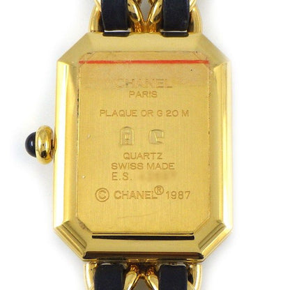 Chanel Watch Premier M Octagonal Black Dial Chain Breath Leather — view 4