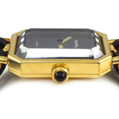 Chanel Watch Premier M Octagonal Black Dial Chain Breath Leather — view 2
