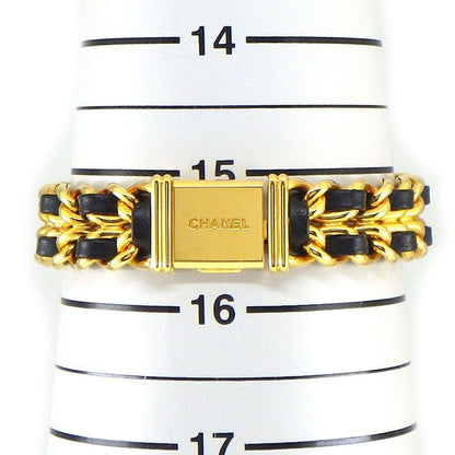 Chanel Watch Premier M Octagonal Black Dial Chain Breath Leather — view 9