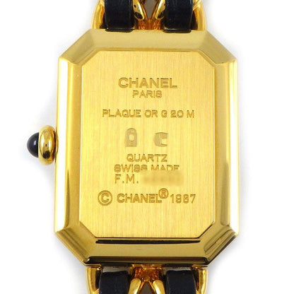 Chanel Watch Premier M Octagonal Black Dial Chain Breath Leather — view 4