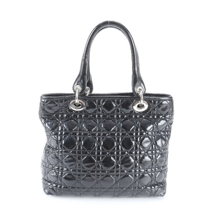 Dior Lady Cannage Leather Tote Shoulder Black — view 3