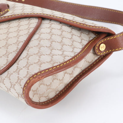 Celine Vintage Macadam Triomphe Leather Shoulder Bag Hand — view 4