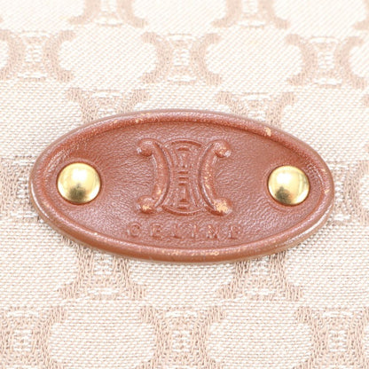 Celine Vintage Macadam Triomphe Leather Shoulder Bag Hand — view 9